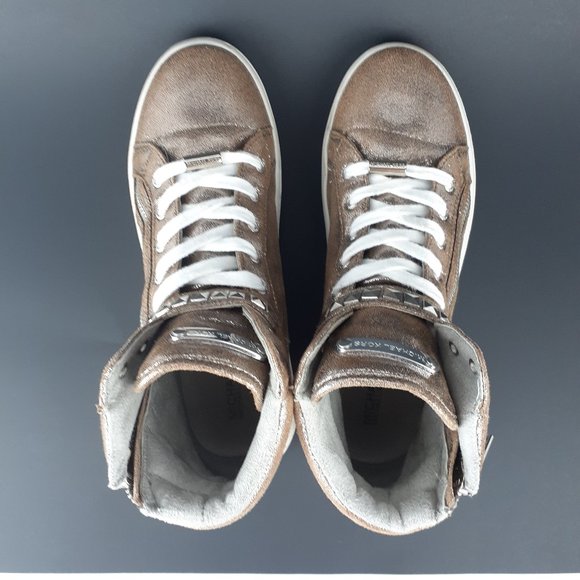 Michael Kors Studded High Top Sneaker Size 5 - Picture 10 of 15